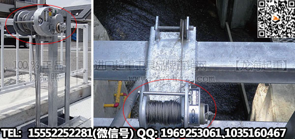 大力不锈钢手摇绞盘应用图